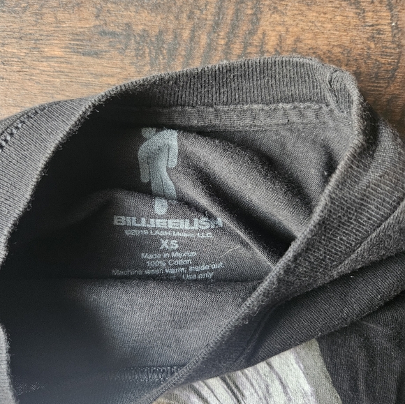 Billie Eilish Black Spider In Mouth Concert T-Shirt - Picture 3 of 3